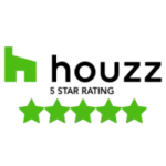 Houzz 5-star review logo